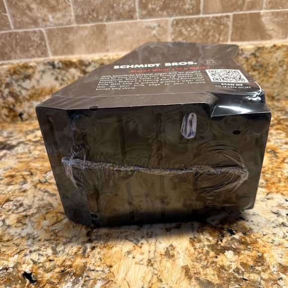 Schmidt Bros 12 Slot Hometown Knife Block Ebony Finish New Sealed - Picture 7 of 7